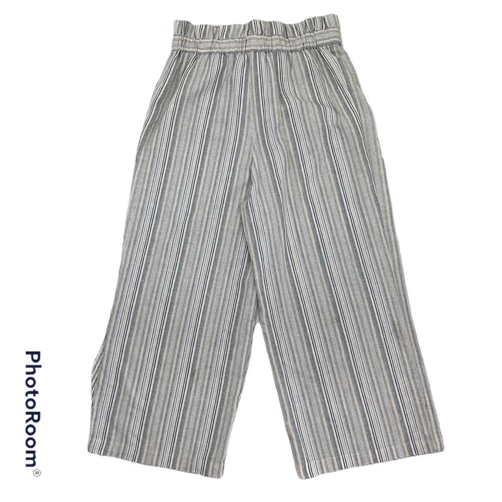 𝅺JUST Living Wide Leg Cropped Pants Size M - Picture 3 of 7